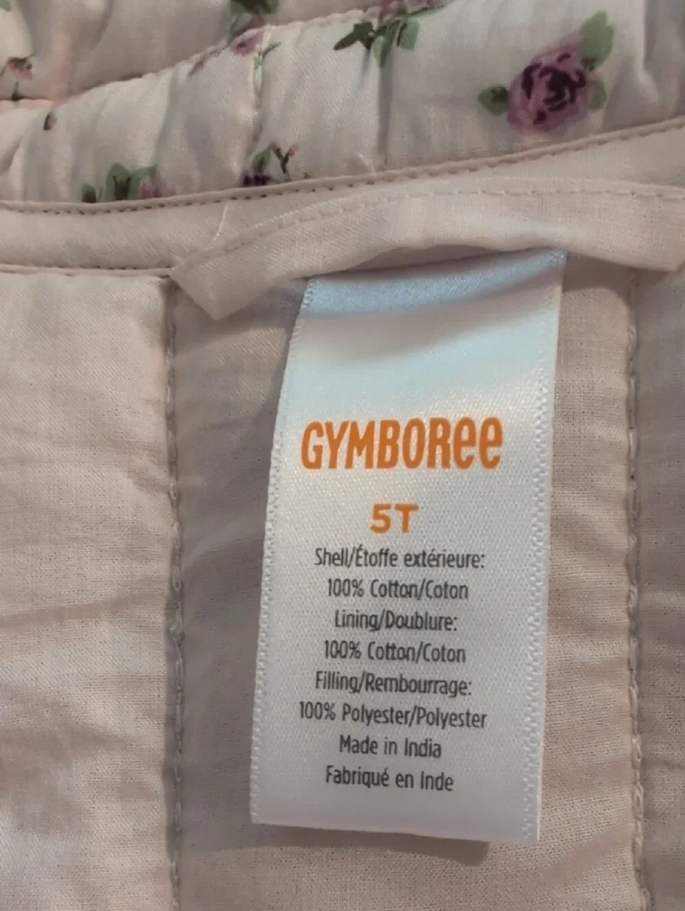 Gymboree quilted floral